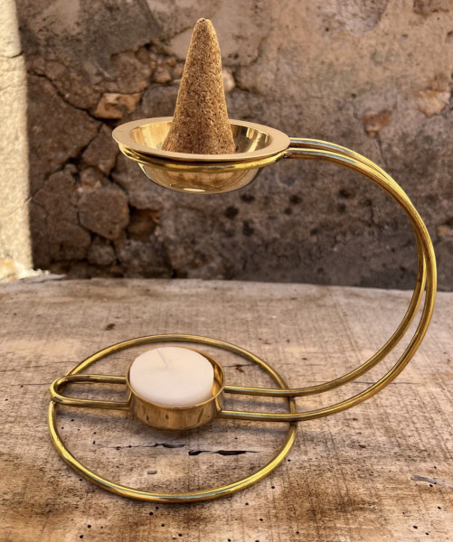 Räucherhalter aus Messing